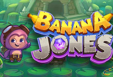 logo du jeu de société Banana Jones au Golden Euro Casino