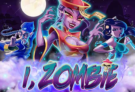 I, Zombie Lady with the slot machine logo at Golden Euro Casino